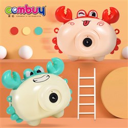 CB939597 CB939598 - Crab automatic blowing camera soap musical bubble toy for kids